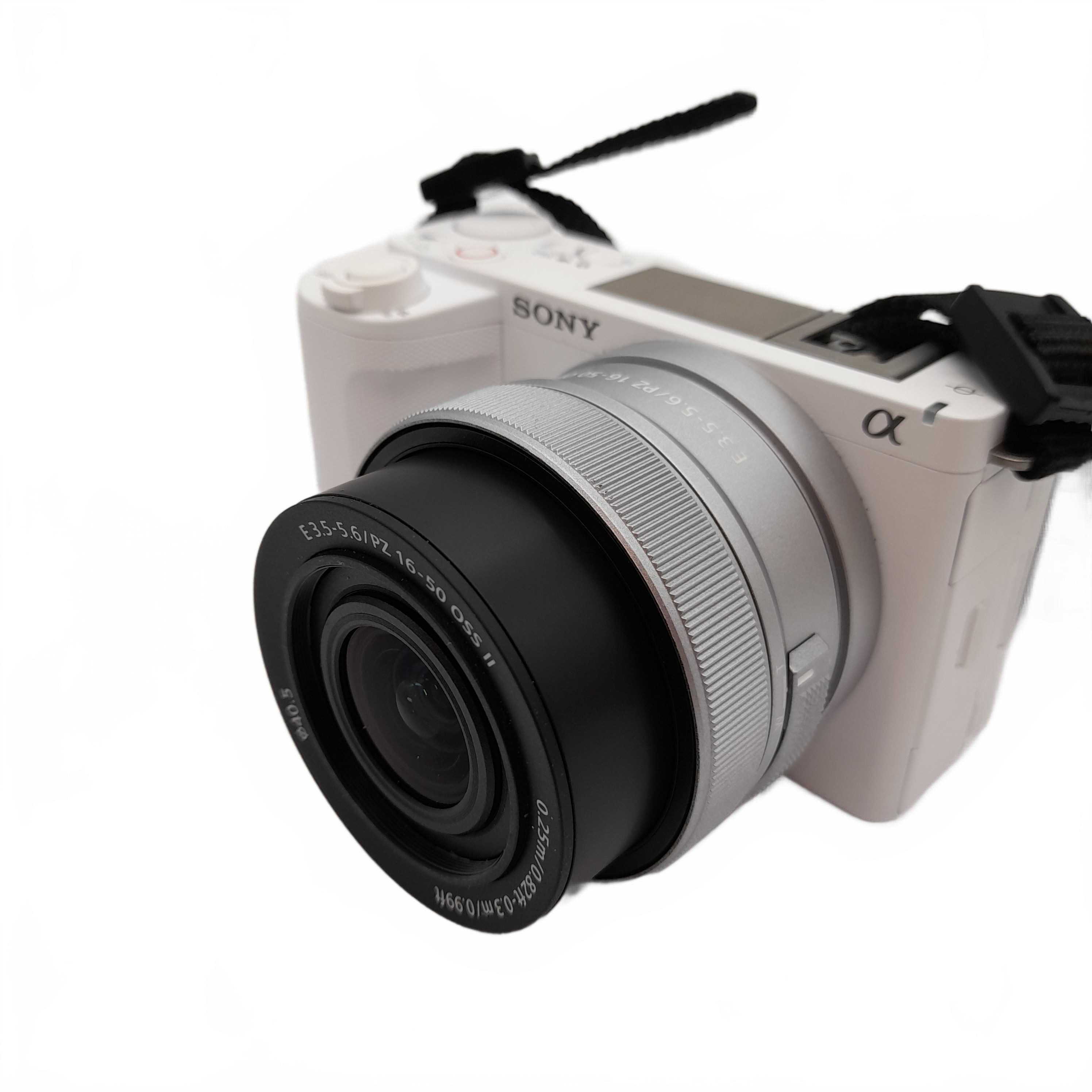 Sony Digital Camera ZV-E10M2 Silver White with 16-50mm Lens + Battery + USB C (WL 1425064)