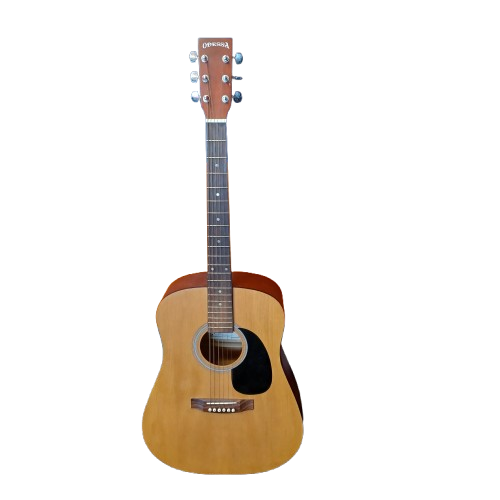 Odessa Acoustic Guitar WG 1-0 Natural Semi-Matte with Guitar Bag (lel)