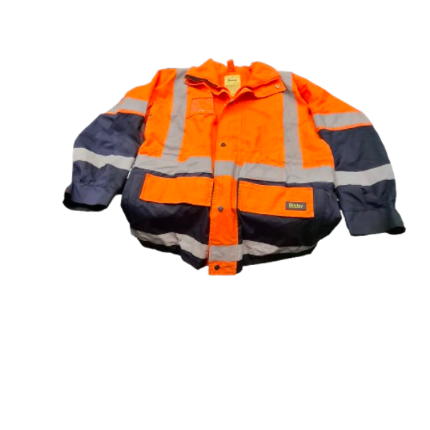 Bisley Hi-Vis Jacket Orange Small (JN)