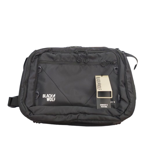 Black Wolf Embassy 2 With Tags 4X Zip Pockets – Very Good Condition Like New (NA)
