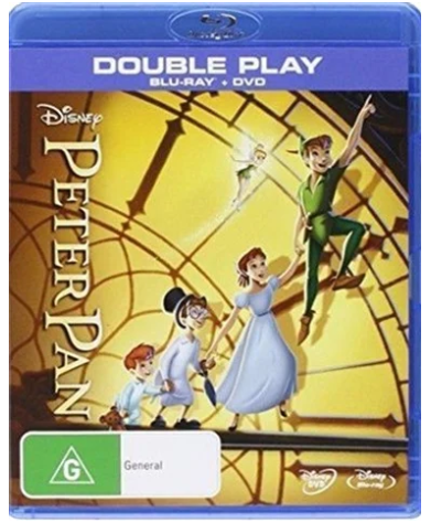Peter Pan Double Play Blu Ray + DVD – Very Good Condition