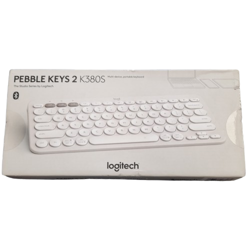 Logitech Pebble Keys 2 K380S Wireless Keyboard White (LN)