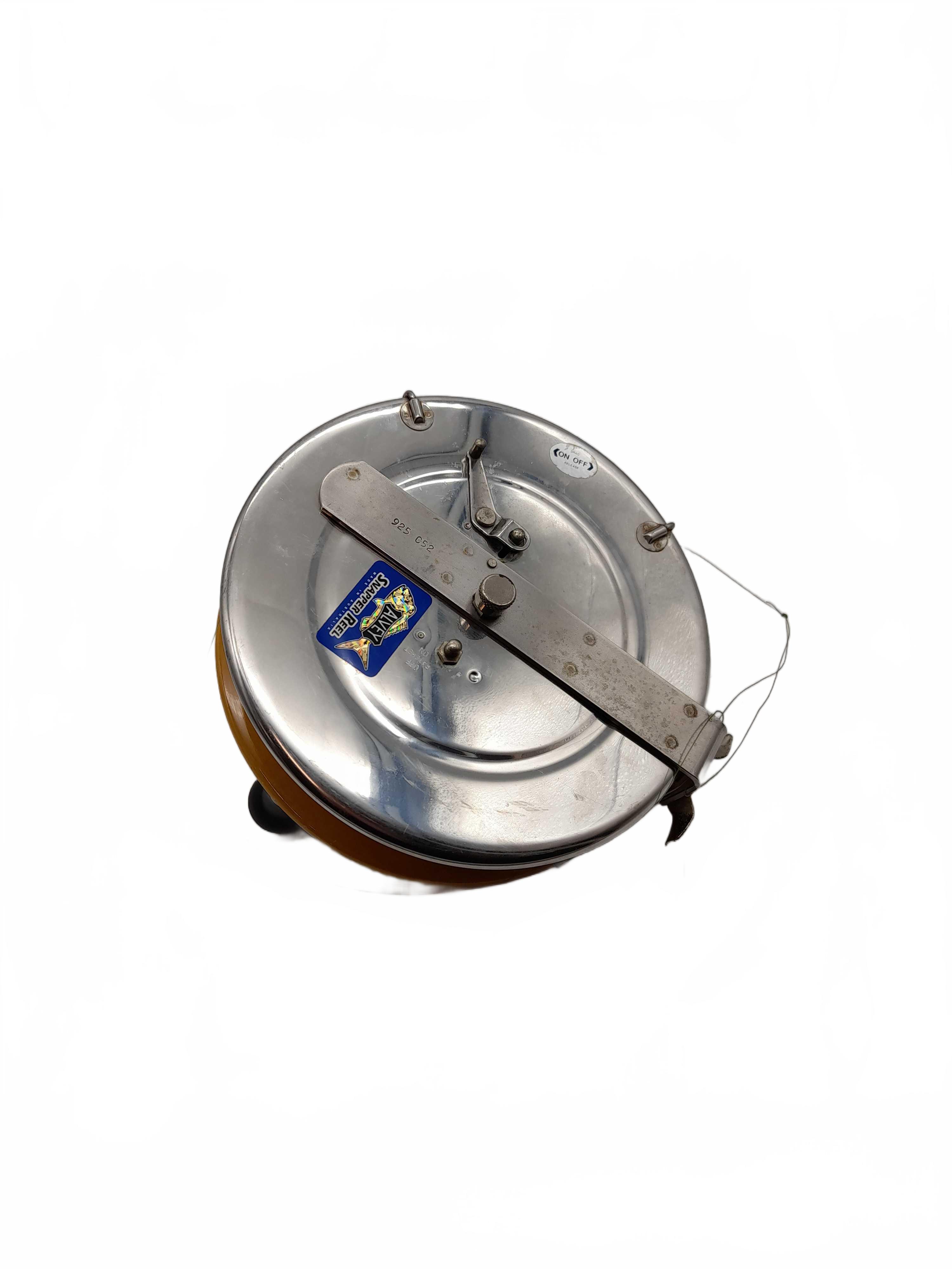 Alvey Reel 925-C Deep Sea Snapp Yellow/Silver Good Working Condition With Green Line (WL1430361)