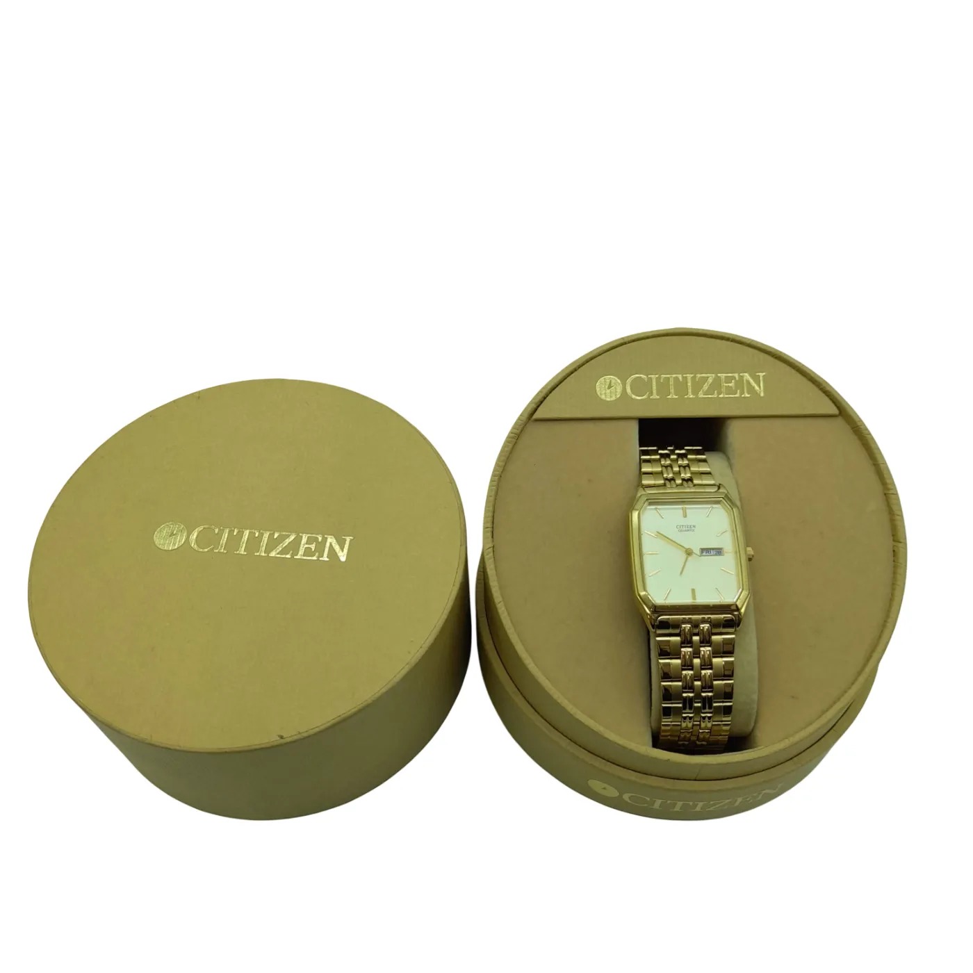 Citizen GN-O-S-9 Unisex Gold Stainless Steel Watch + Box (WL 1417341)