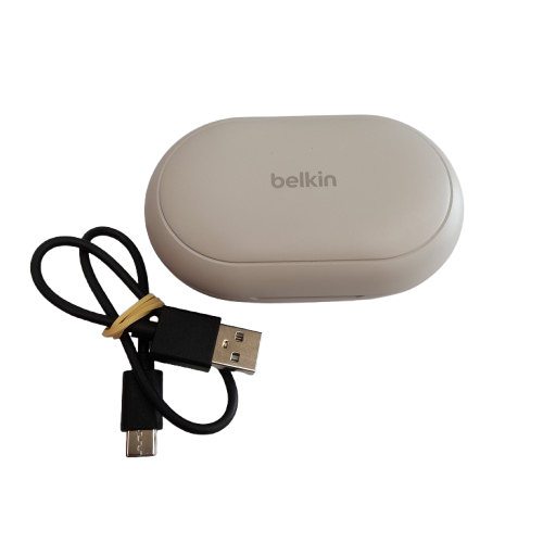 Belkin SOUNDFORM Wireless Earphones Cream In The Box (MR)