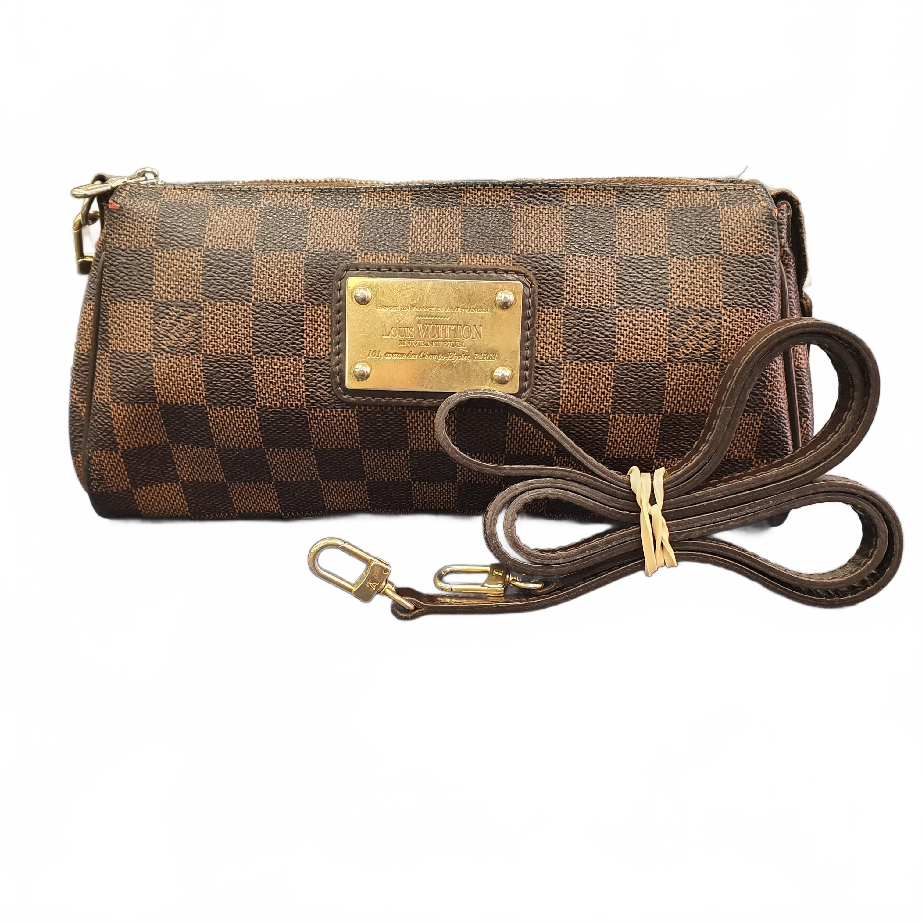 Louis Vuitton Brown Eva Clutch Bag **SECOND HAND** (MR1431601)