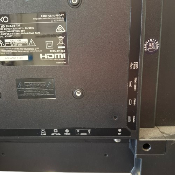 EKO 32HD Smart TV 32″ Black (JN) Pickup