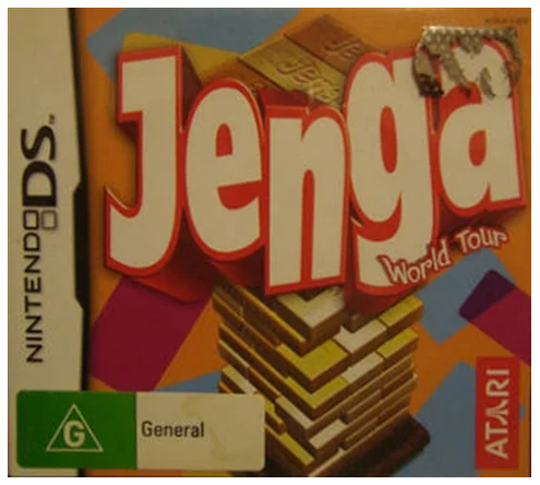 Jenga World Tour Nintendo DS Game Good Condition With Manual