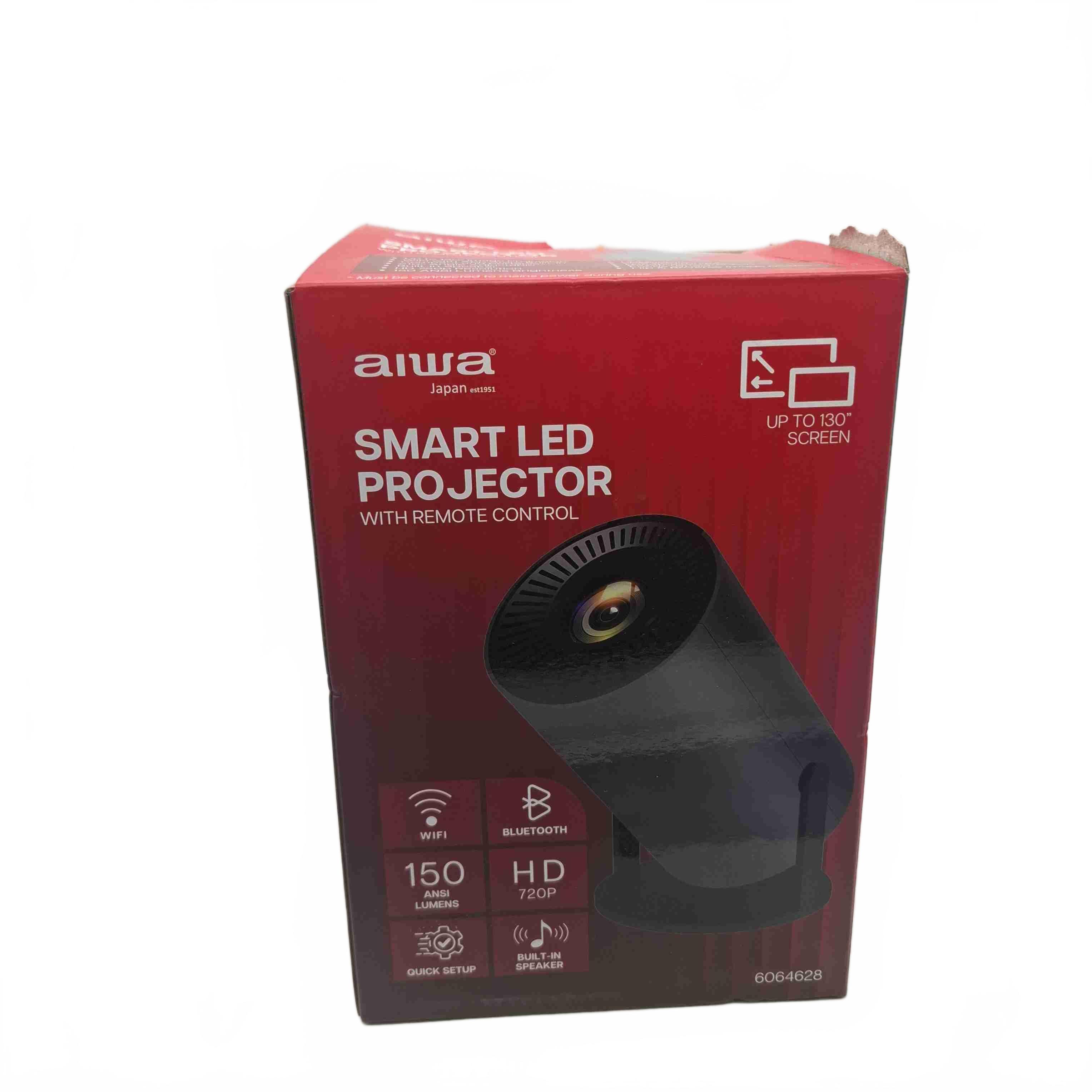 Aiwa Projector AWPL31CGS Black In Box With Power, Remote &Manual (WR 1432646)