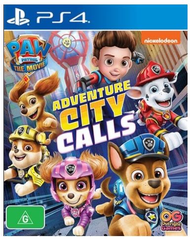 Playstation 4 – Paw Patrol The Movie Adventure City Calls Game, Excellent Condition No Manual