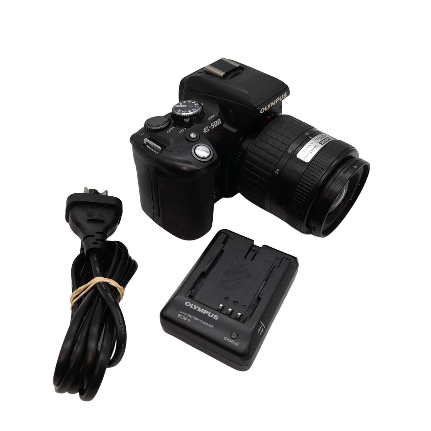 Olympus E500 Evolt Digital Camera Black With 14-45mm Lens + Battery + Charger (WL 1420950)