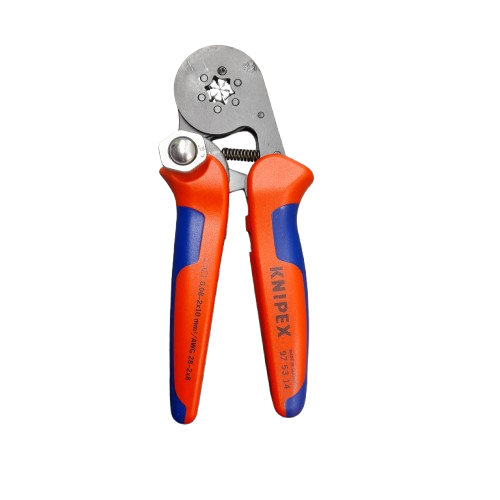 Knipex Hand Ratcheting Crimp Tool for Wire Ferrules, 0.08 → 10mm² Wire 97 53 14 (LN)