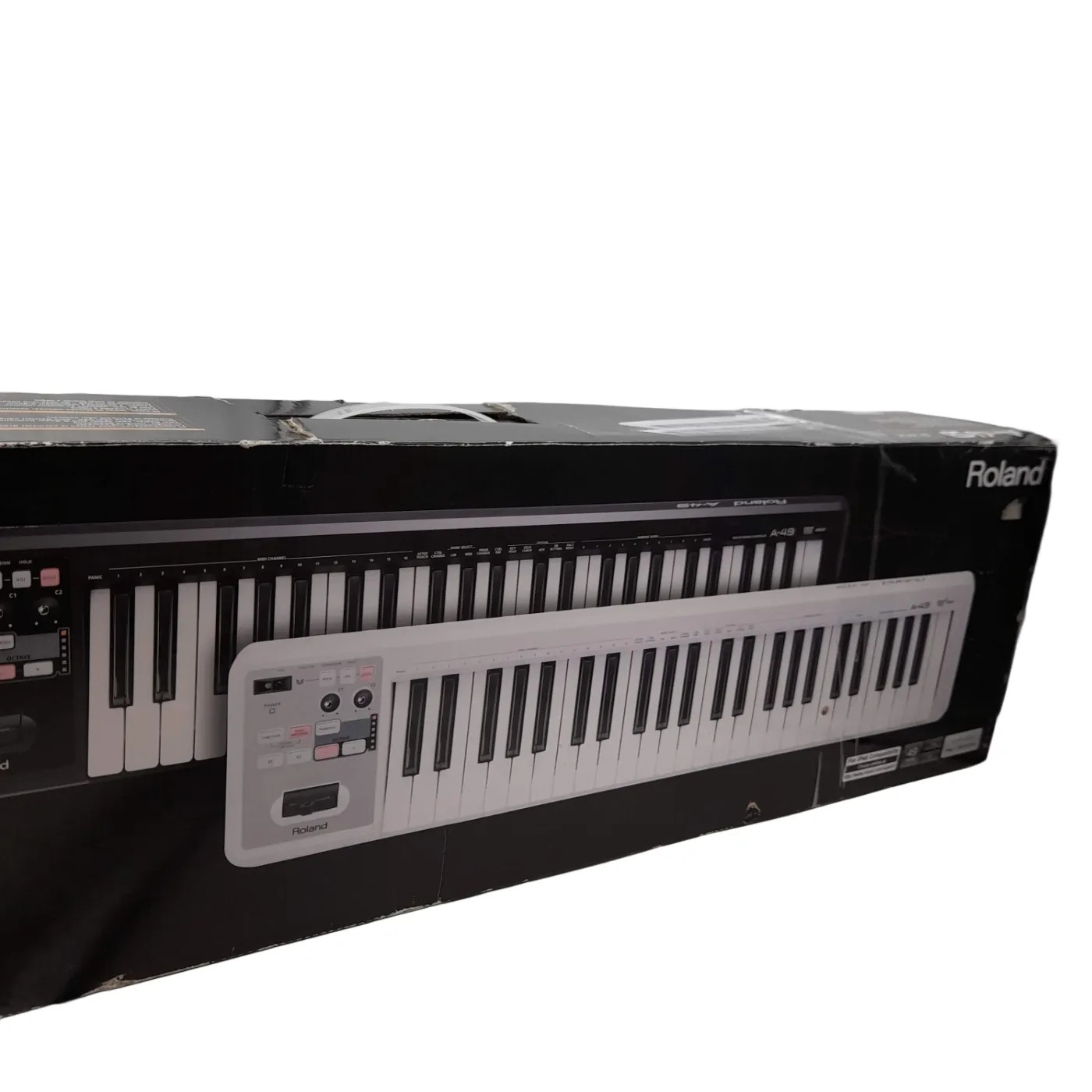 *Local Pickup Only* Roland A-49 MIDI Keyboard Controller Black/White (WL 1420919)