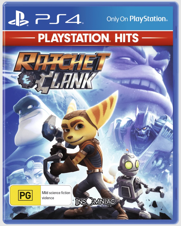 Playstation 4 Ratchet And Clank (2016), Excellent USED Condition, With Case No Manual (LE 1212748)