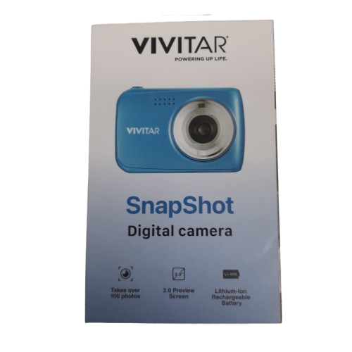 Vivitar Snapshot Digital Camera VECE120-BLU Blue (LN)