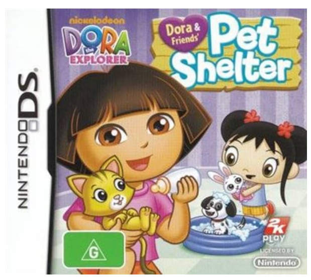 Dora The Explorer Pet Shelter Nintendo Ds Game Cartridge Only Good Condition (CP-1353471)
