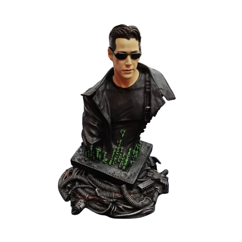 Gentle Giant The Matrix Neo Mini Bust, Featuring A Detailed Likeness Of Keanu Reeves As Neo – Good Condition (CP)