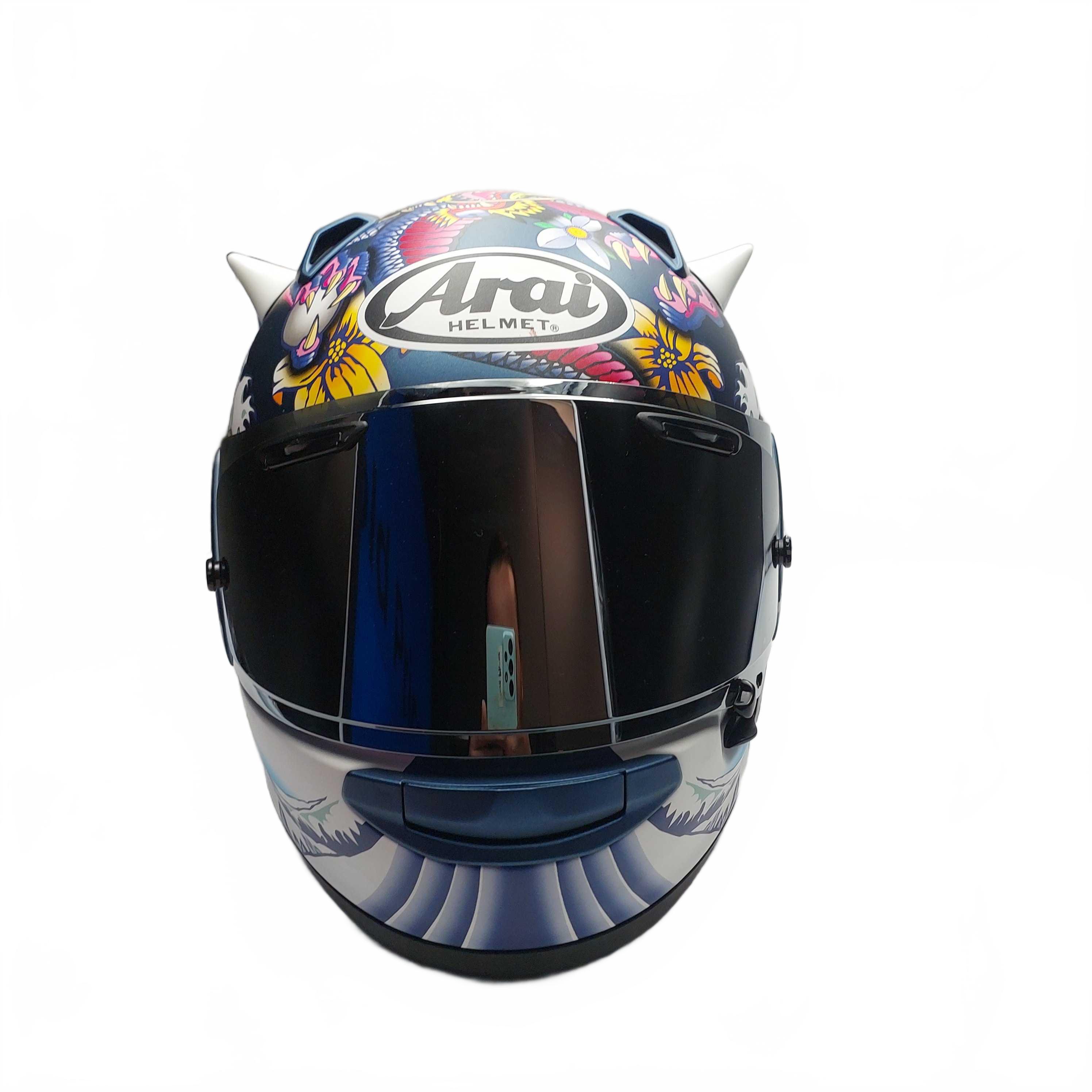 Arai Motorbike Helmet QV-Pro BCE22-05 Blue Size XS (GB 1424101)
