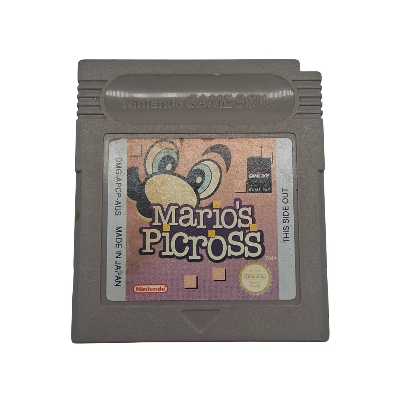 Gameboy Cartridge Mario’s Picross (WR 1426466)