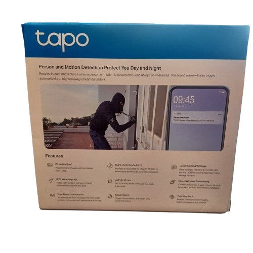 TPLINK Tapo TC65(EU) Wifi Security Camera, Good Condition, With Box, Mounting Hardware NO AC ADAPTOR