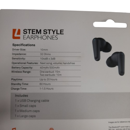 Liquid Ears Bluetooth Earphones HPK13138A Black (LN)
