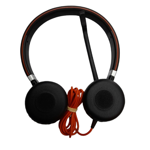 Jabra Evolve 40 ENC010 MS Stereo Headset with USB Connector and Soft Case (MR)