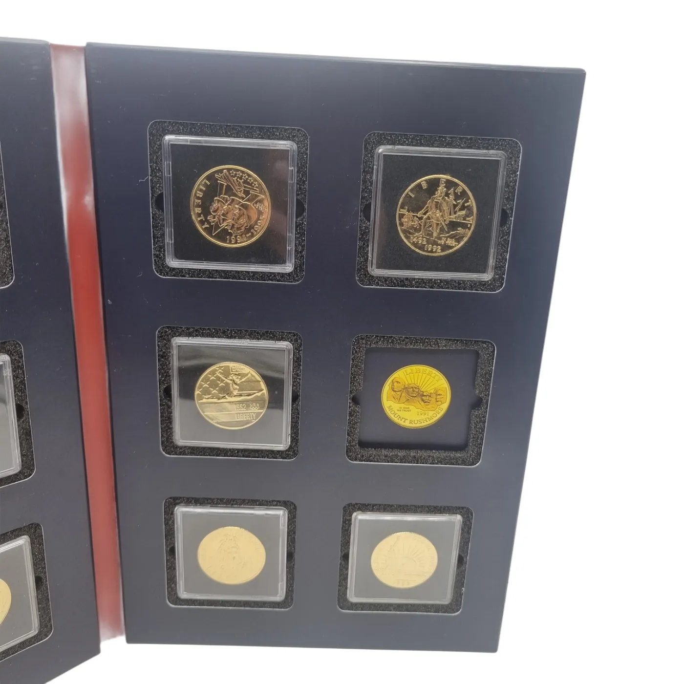 US COIN SET COMMERMORATIVE  HALF DOLLAR (MISSING ONE)
