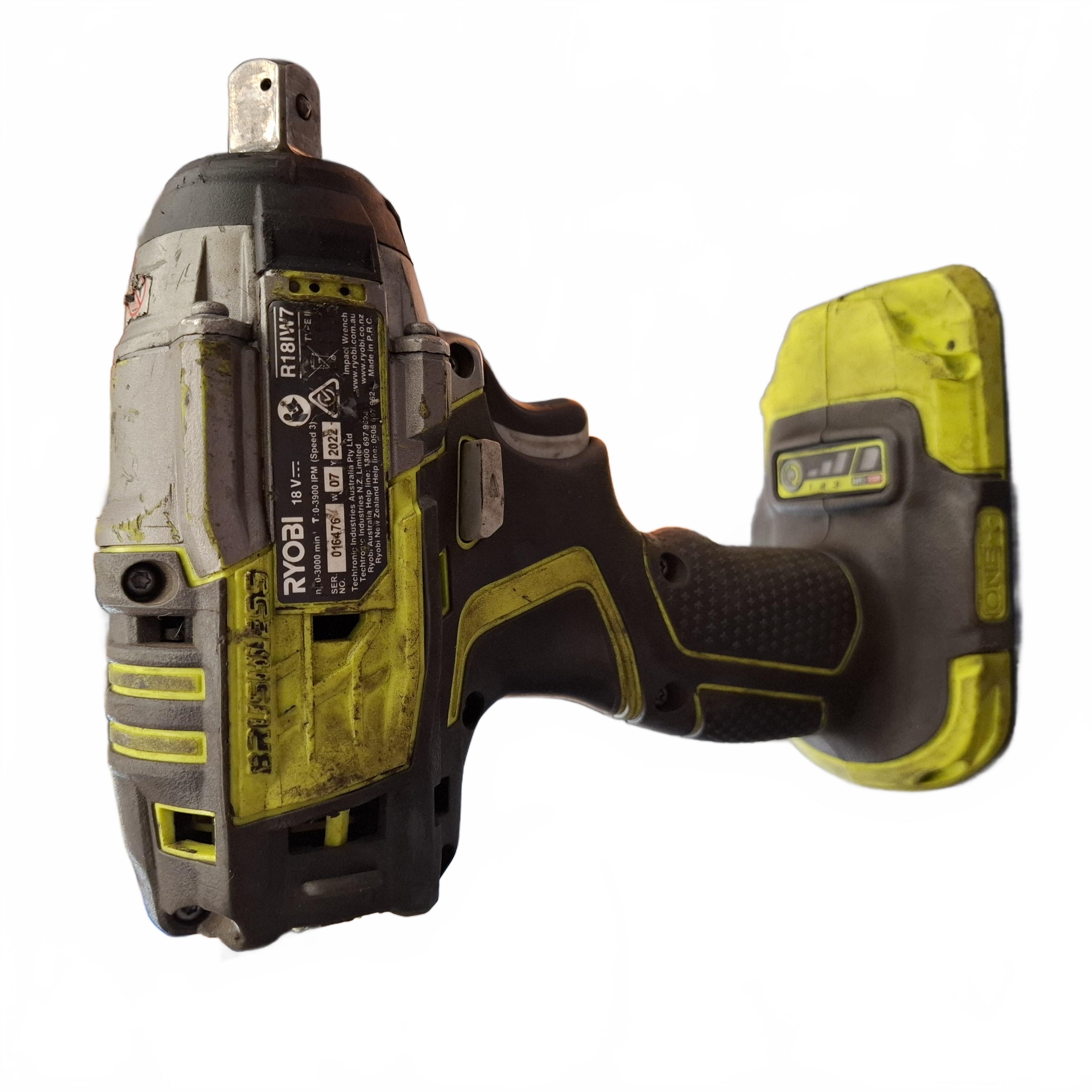 Ryobi Impact Driver R18IW7 18V Brushless Lime Green (JN)