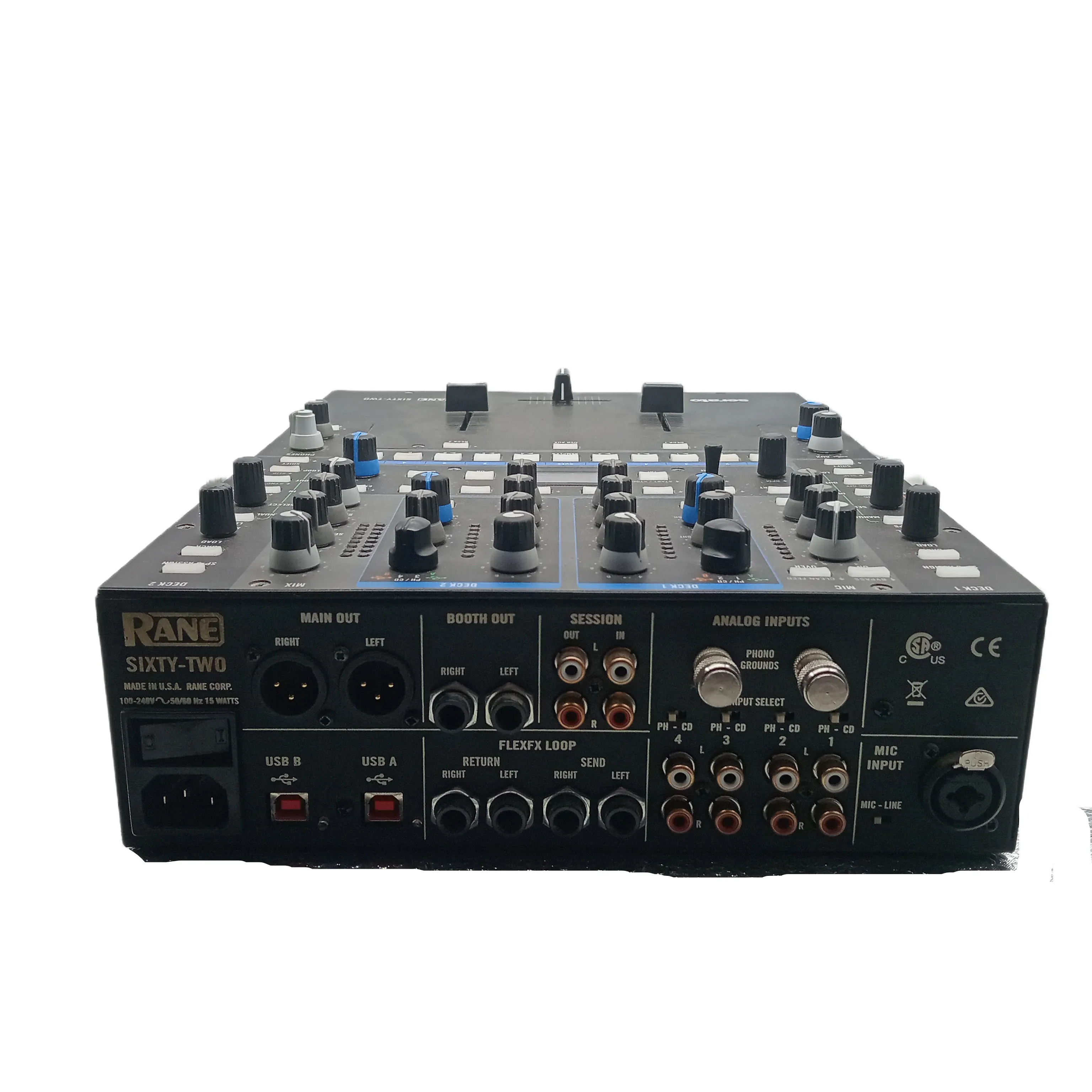 Rane Sixty Two 2 Channel Mixer – Battle DJ Mixer – Serato