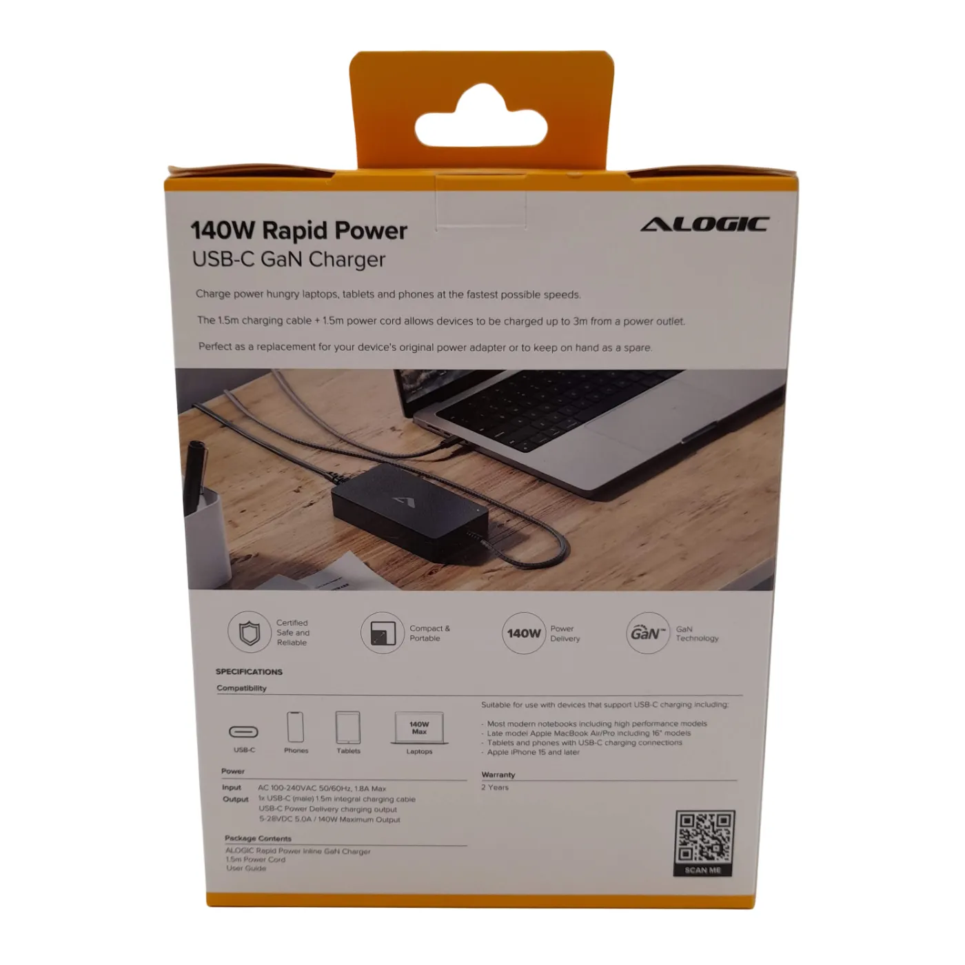 ALOGIC 140W USB-C Charger As New in Box (WL 1397703)