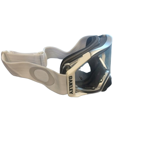 Oakley Airbrake MX Goggles with Spare Lens Protector White in Soft Case (LE)