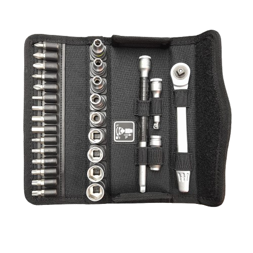 Wera 28 Piece Metric 1/4″ Square Drive Ratchet Socket Set Like New In The Box (LN)
