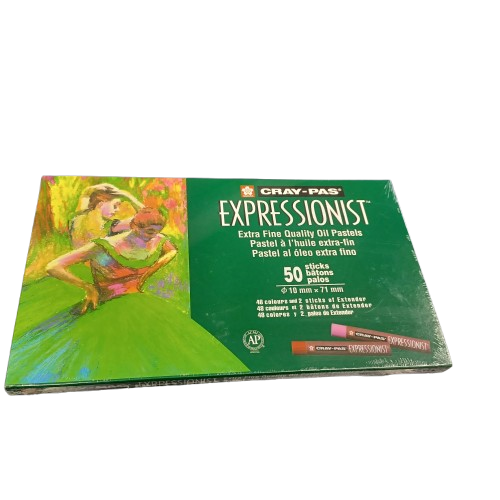 Cray-Pas Expressionist Extra Fine Quality Oil Pastels 50 Sticks XLP50 (LE)