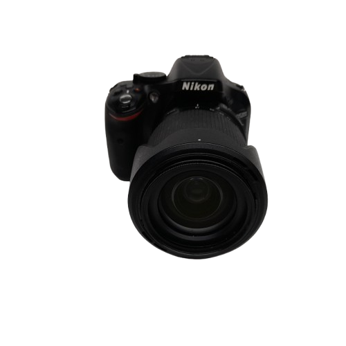 Nikon D5200 DSLR Camera with 18-200mm Tamron Lens, 18-55mm Nikon Lens, and Charger (LN)