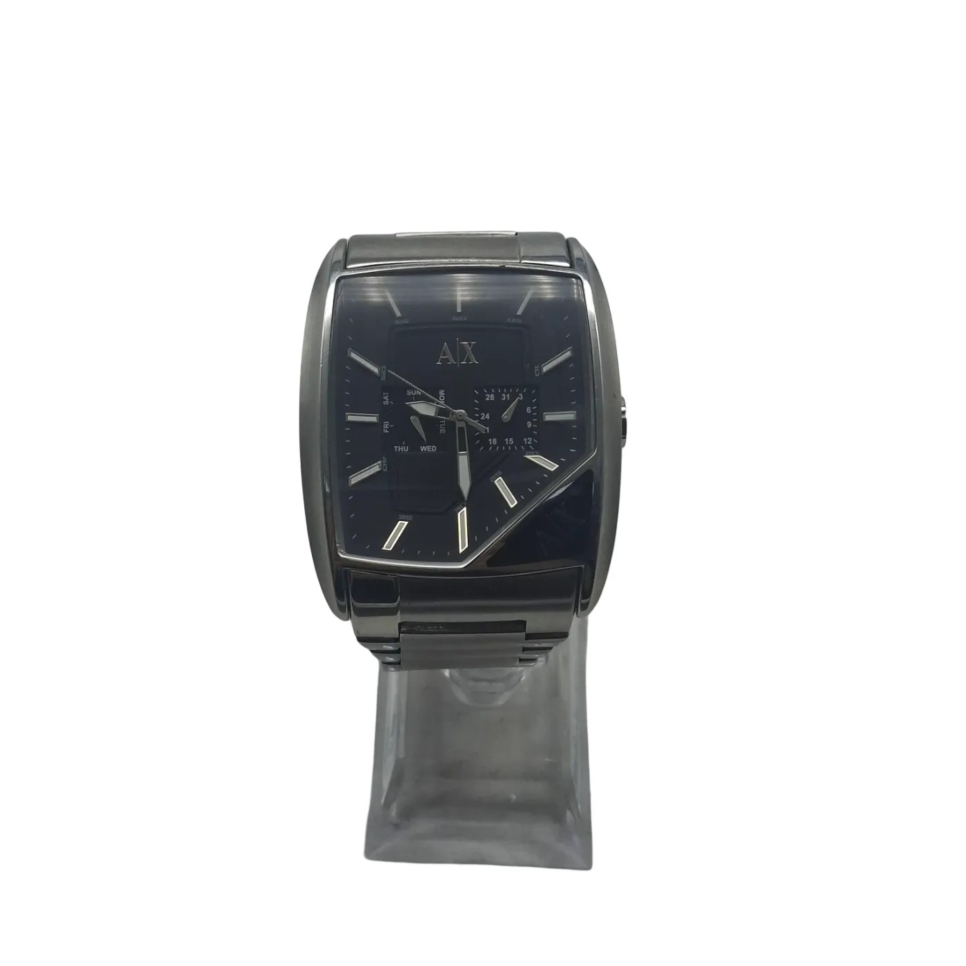 Armani Exchange Men’s Silver Steel Band Watch AX2029 (WR 1407518)