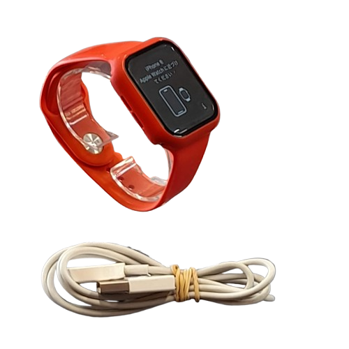 Apple Watch A2292 44mm Space Grey With Red Band And Charger (GE)