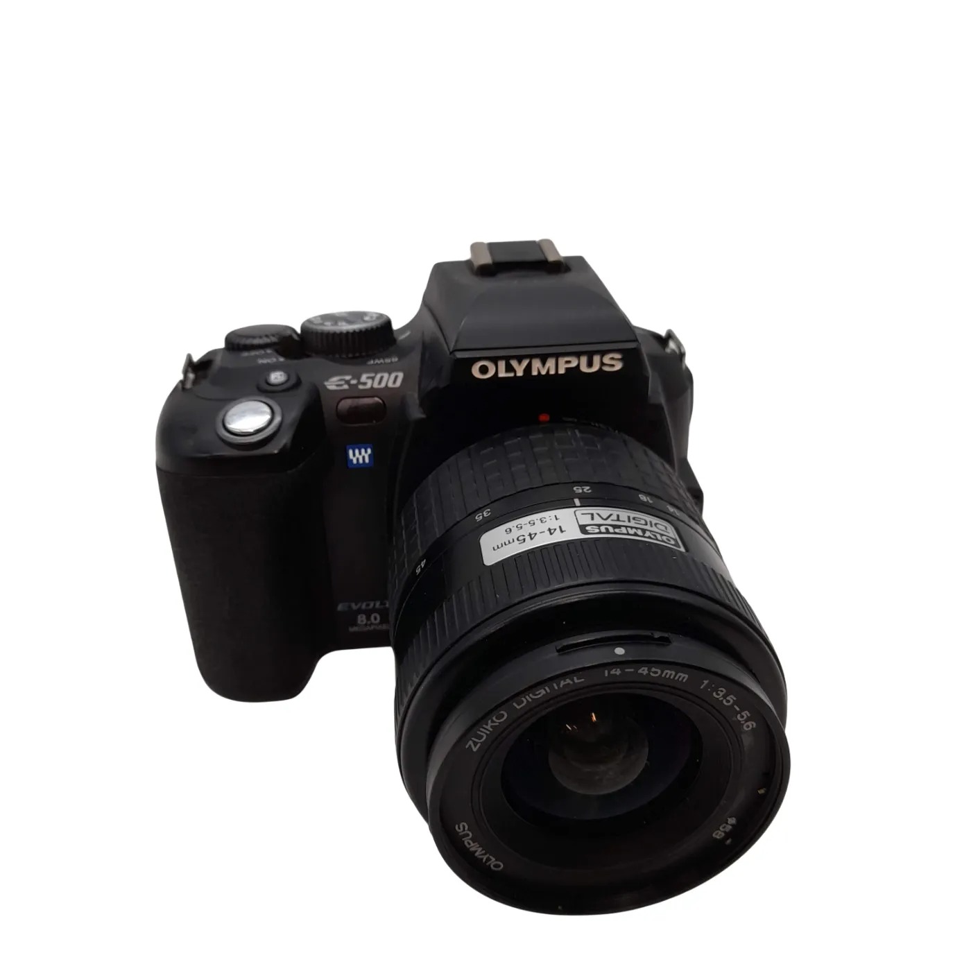 Olympus E500 Evolt Digital Camera Black With 14-45mm Lens + Battery + Charger (WL 1420950)