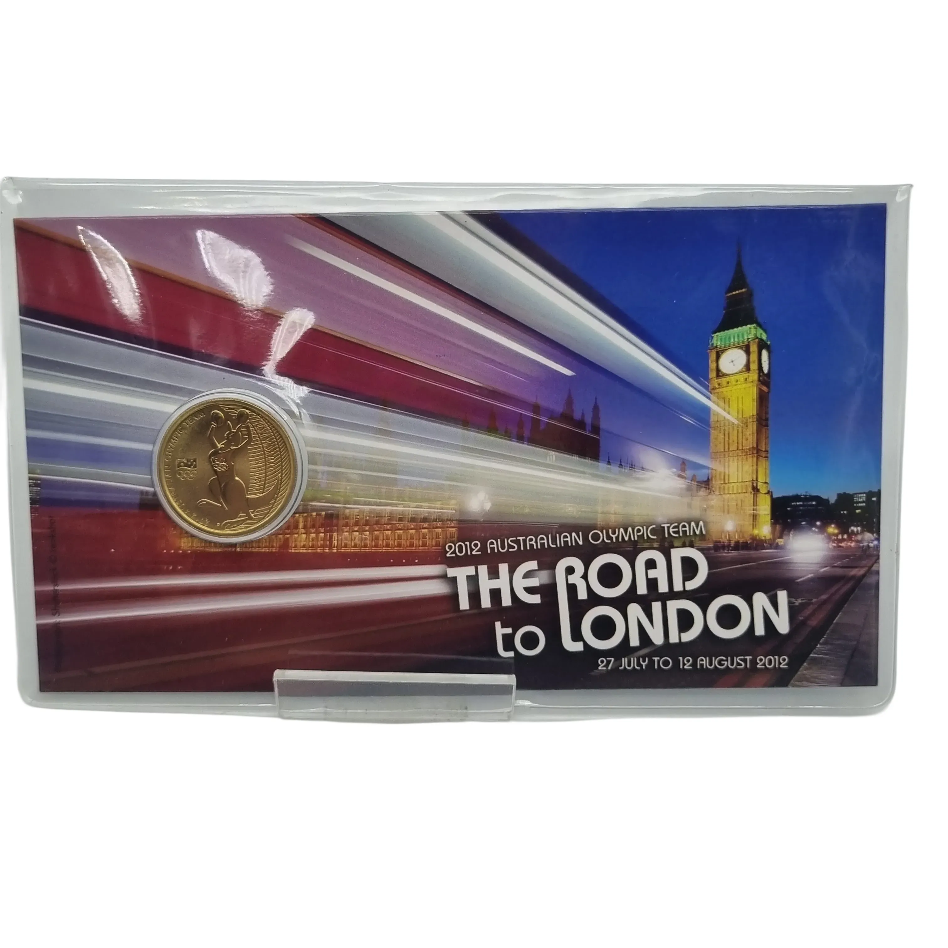 2012 PNC $1 Australian Olympic Team The Road to London  Coin Cover