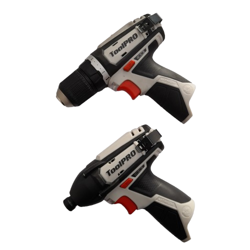 ToolPRO 12V Drill & Impact Driver Kit 2.0Ah In The Box (LN)