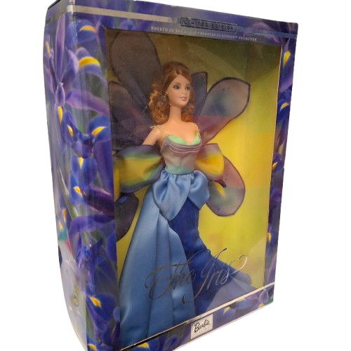 Mattel Barbie “The Iris” – Flowers in Fashion Collection – Boxed Collector Doll (JN)