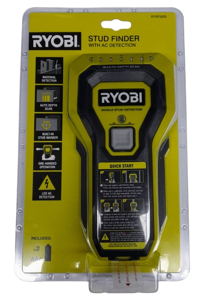 Ryobi RYSF5003 Stud Finder with AC Detection Brand New