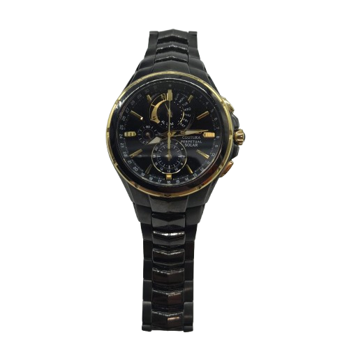 Seiko Coutura Solar Perpetual Calendar Watch V198 0ab0
