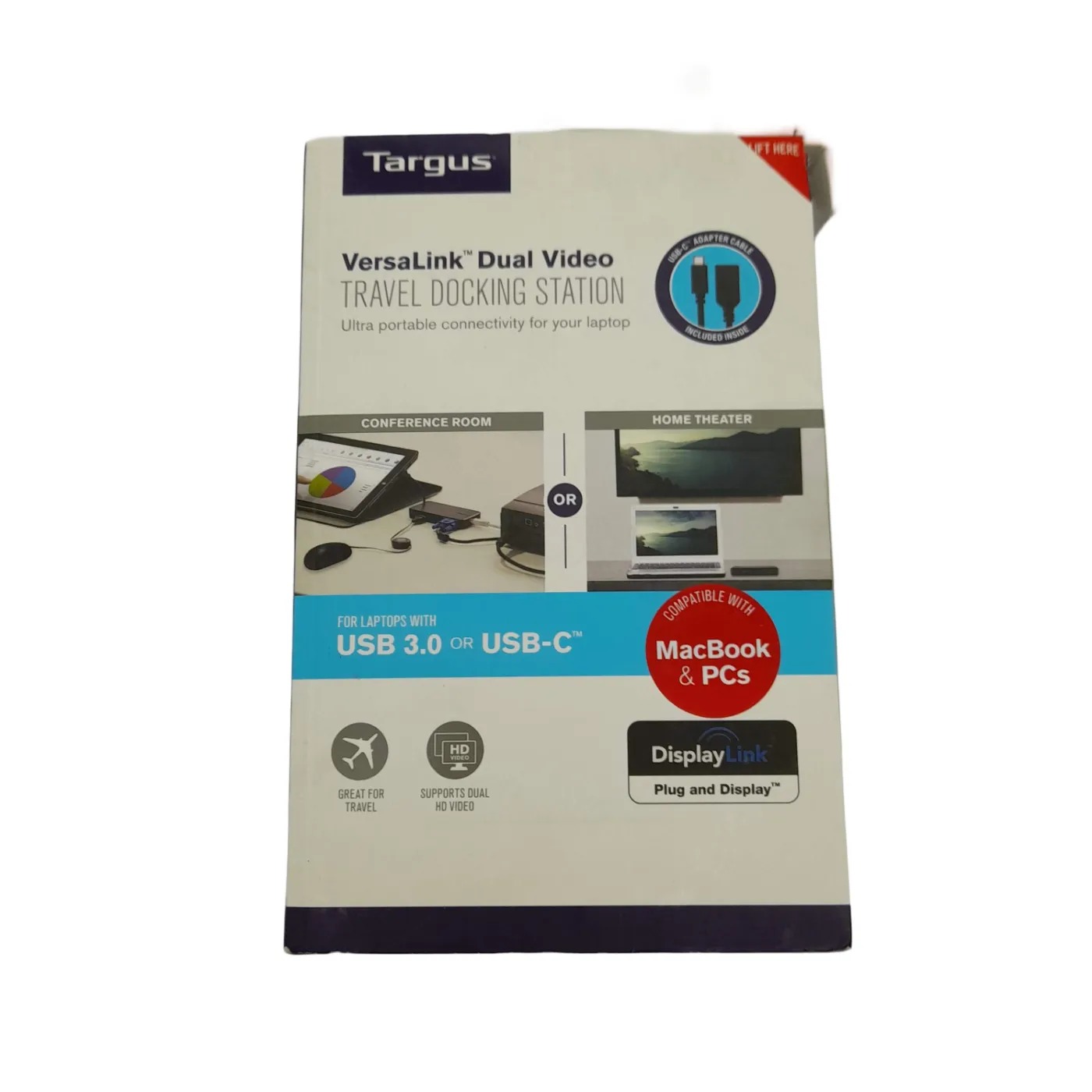 Targus VersaLink USB 3.0 Docking Station Black in Box (WL 1424445)