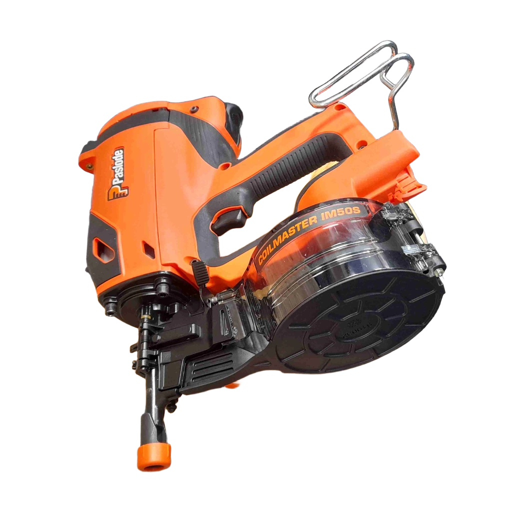 Paslode Impulse IM50S Cordless Coil Nail Gun B40001 With 2 Batteries Charger And Case (GE)