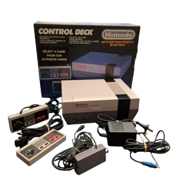 Nintendo Entertainment System NESE-001 (AUS) Grey Control Deck with Original Box and Accessories (JN)
