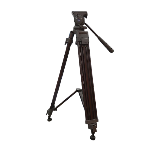 Libec TH-650 DV 2 Stage Tripod, Black/Grey, Good Condition Some Scuffing, With Godox Travel Bag