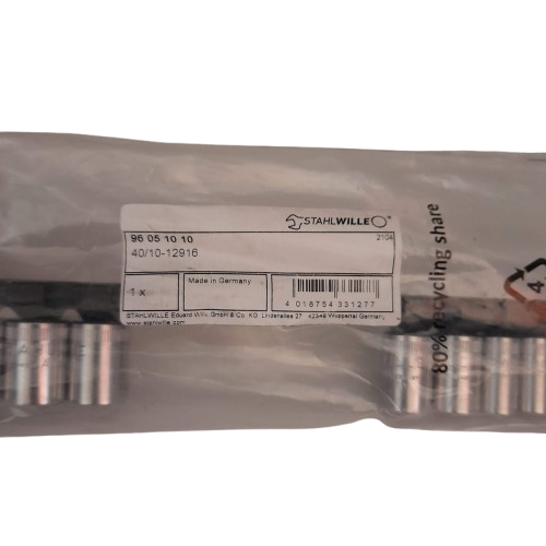 Stahlwille Socket Set 96 05 10 10 FACTORY SEALED SECOND HAND (GE)