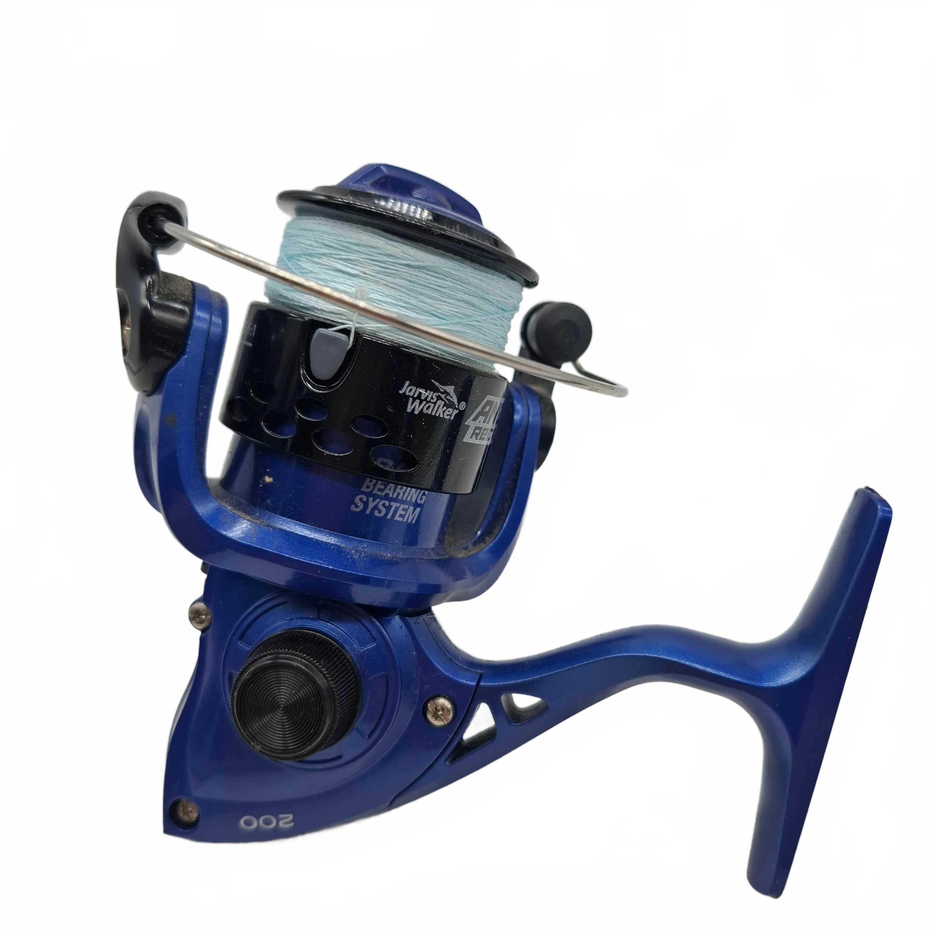 Jarvis Walker Angler Recruit Blue White Fishing Reel (WR 1426908)