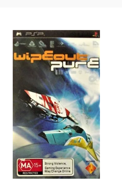 WipEout Pure PSP Game With Manual (WL)