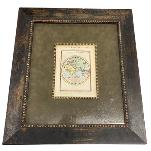 Trowbridge Gallery Painting TG00780 Multi Framed Map (NG)  **Pick Up Only**